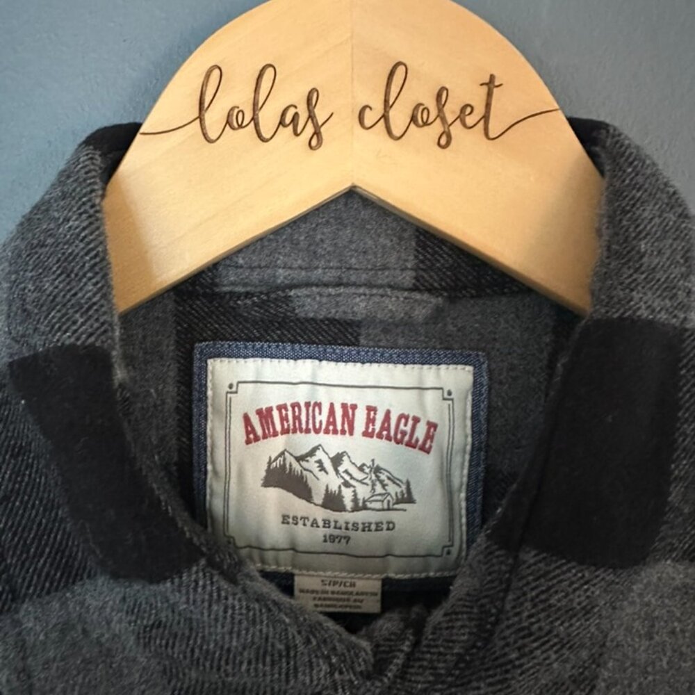 American Eagle Iconic Flannel Button Down Size Sm… - image 5